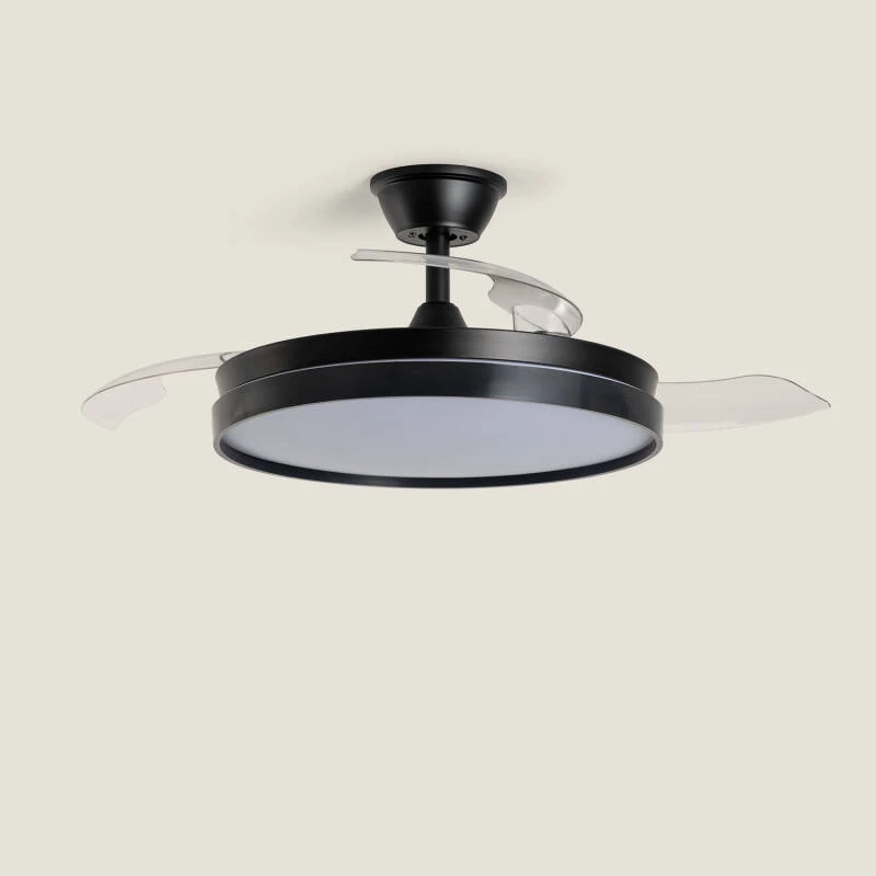 Imagen de Ventilador de Techo con luz Silencioso DC aspas retráctiles Kaios