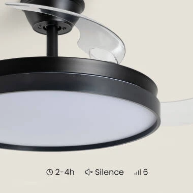 Imagen de Ventilador de Techo con luz Silencioso DC aspas retráctiles Kaios