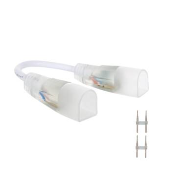 Cable Conector Tira LED Neón Regulable 220V Semicircular 180 IP67