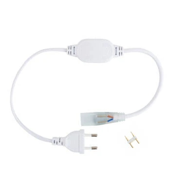 Cable Rectificador Corriente Tira LED 220V Corte 25/100cm IP67