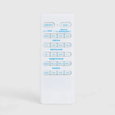 Comando para Sensor de Movimento RADAR e PIR para Coifa LED Industrial UFO HBD/HBM Evo