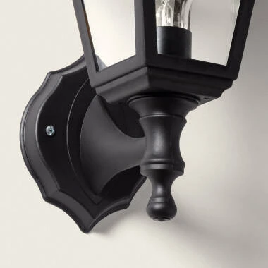 Imagen de Lámpara de Pared Exterior Sennen Negro