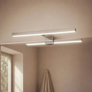 Aplique Espejo Baño Carl 5W Plata