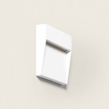 Baliza de Parede Exterior LED 3W com CCT Selecionável, em Alumínio, Superfície Quadrada, Jade