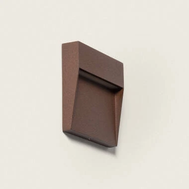 Baliza de Pared Exterior LED 3W CCT Seleccionable Aluminio Superficie Cuadrado Jade