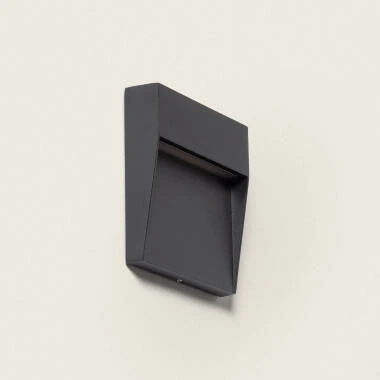 Baliza de Parede Exterior LED 3W com CCT Selecionável, em Alumínio, Superfície Quadrada, Jade