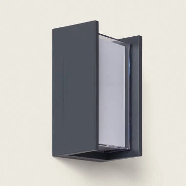 Aplique de Parede Exterior LED 12W Alumínio CCT Seleccionável Duplo Difusor Lysandra