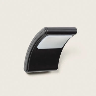 Aplique de Pared Exterior LED 6W Iluminación Rectangular Aluminio Negro Wilbert