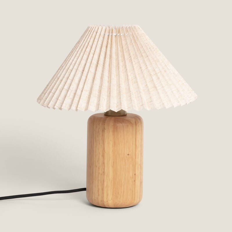 Imagen de Lámpara de Mesa Madera Silene