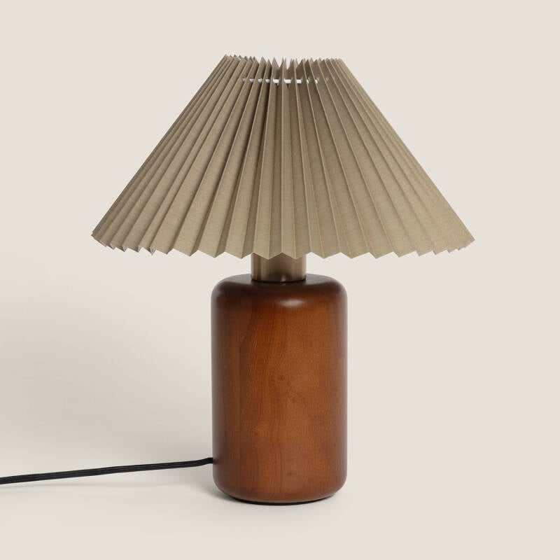 Imagen de Lámpara de Mesa Madera Silene