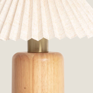Imagen de Lámpara de Mesa Madera Silene