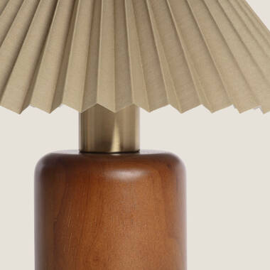 Imagen de Lámpara de Mesa Madera Silene