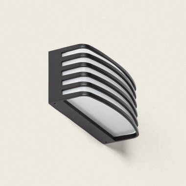 Aplique de Parede Exterior LED 15 W em Alumínio Preto Juli