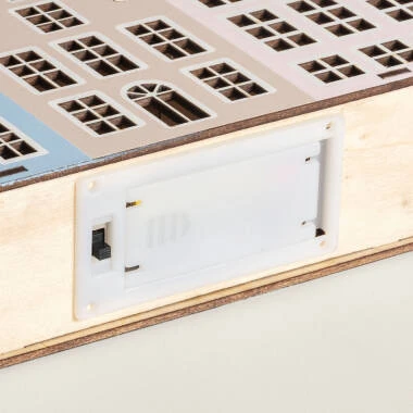 Imagen de Casas Navideñas LED de Madera Lisse