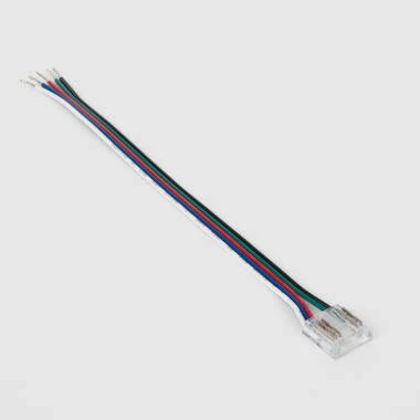 Conector Hipopótamo con cable para Tira LED RGBW 24V DC COB IP20 Ancho 12mm