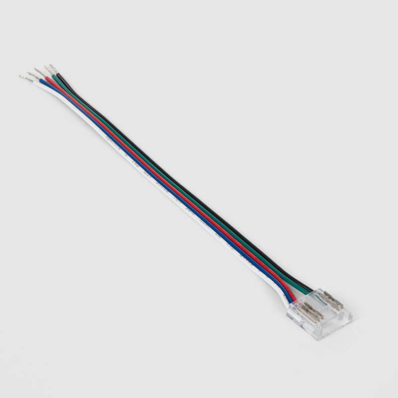 Imagen de Conector Hipopótamo con cable para Tira LED RGBW 24V DC COB IP20 Ancho 12mm
