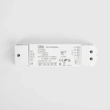 Regulador DALI DT6/DT8 4 Canais 12-24-48V SKYDANCE DA4-M para Fita LED