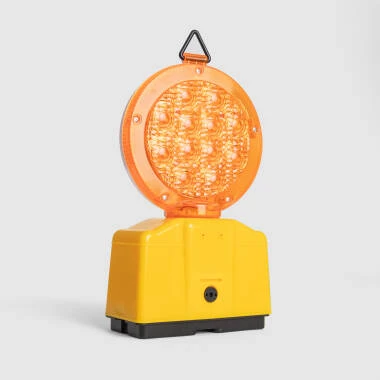 Baliza LED portátil de Emergencia Intermitente para obra