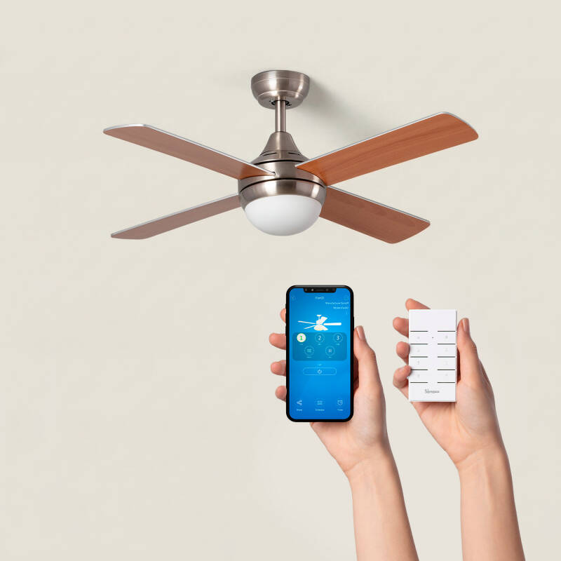 Imagem de Ventoinha de Teto Navy Niquel 110cm Wifi