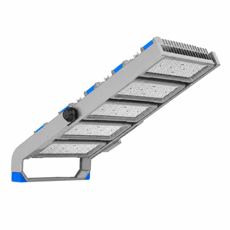 Imagem de Foco Projetor LED 1500 W Profissional para Estádio, Cinza, LUMILEDS, 170 lm/W, IP66, INVENTRONICS, Regulável