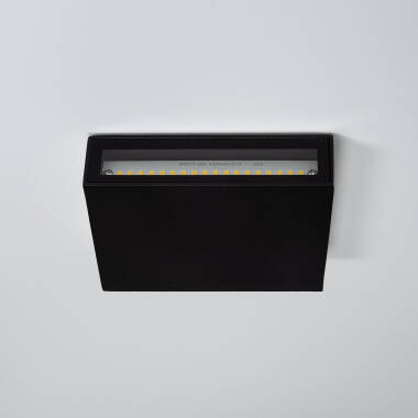 Imagem de Aplique de Parede Exterior LED 6W CCT, Iluminação Dupla Face, Alumínio Quadrado, Luming II