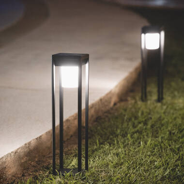 Baliza de Pé Exterior Solar LED 2,5W 40cm Alumínio com Sensor de Movimento Devah