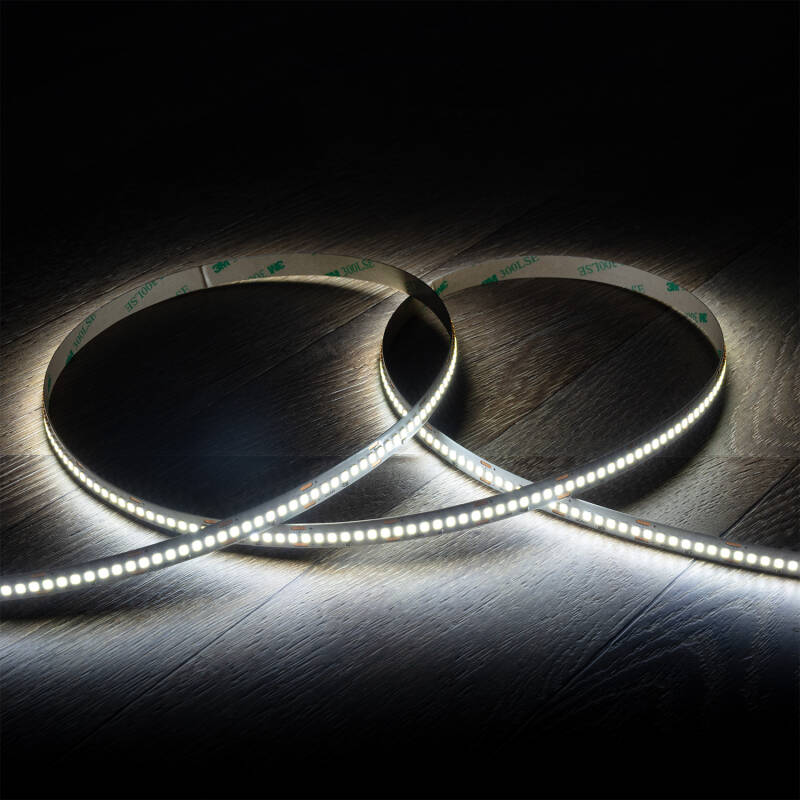 Imagen de Tira LED 24V SMD 238 LED/m Bobina 10m Larga Distancia 14W/m 1800lm/m Ancho 10mm Corte 3cm IP20