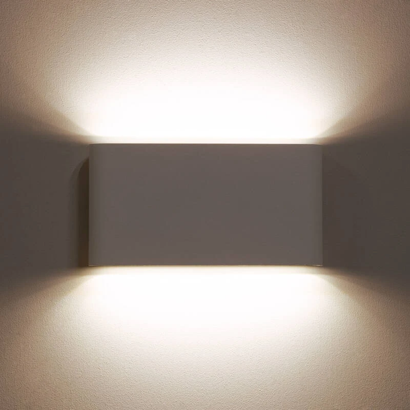 Imagem de Aplique de Parede Exterior LED com Iluminação Dupla Face em Alumínio Luming