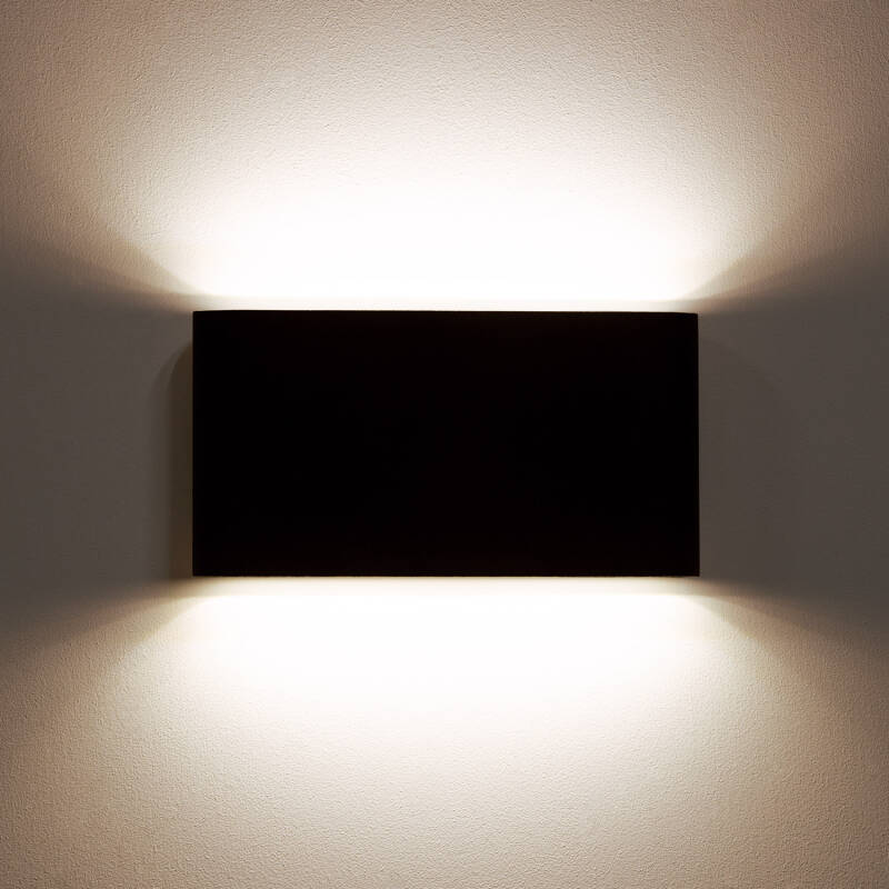 Imagem de Aplique de Parede Exterior LED com Iluminação Dupla Face em Alumínio Luming