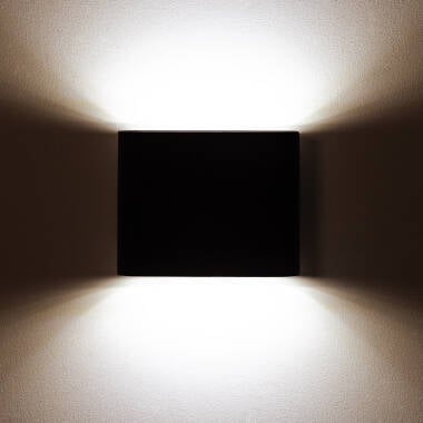 Imagem de Aplique de Parede Exterior LED com Iluminação Dupla Face em Alumínio Luming