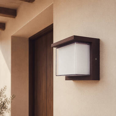 Aplique de Parede Exterior LED 12W Alumínio CCT Seleccionável Duplo Difusor Valorian