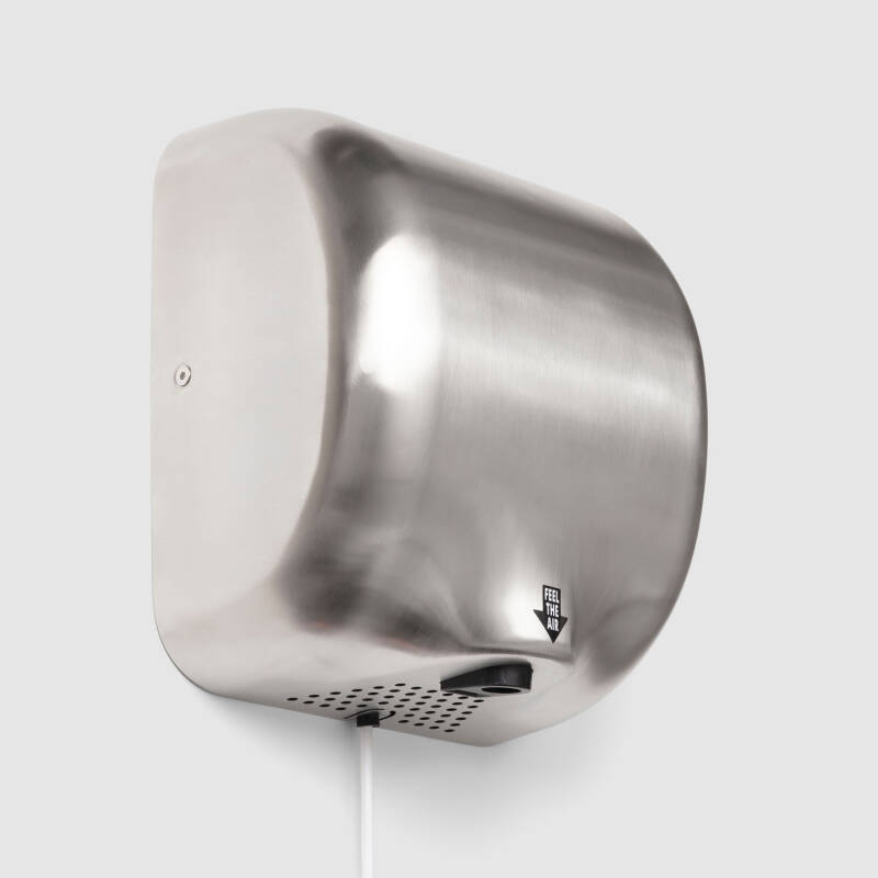 Imagem de Secador de Mãos Neptune 1800 W em Aço Inoxidável com sensor