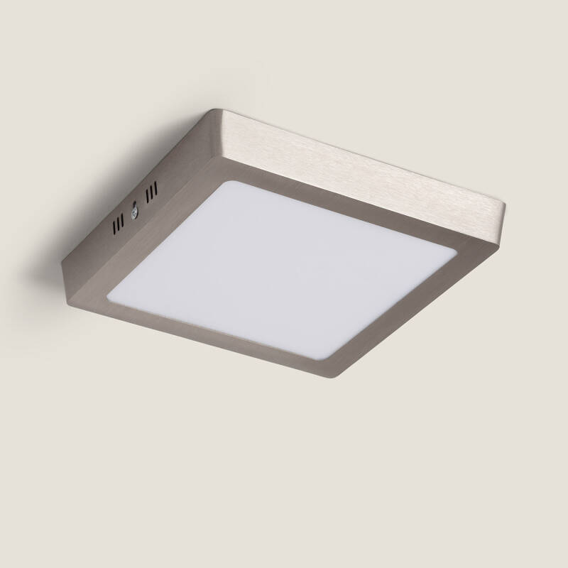 Imagen de Plafón LED 18W Cuadrado Metal 225x225 mm Silver