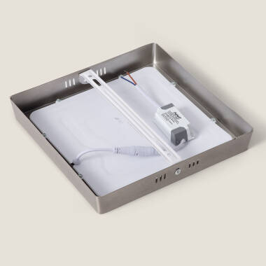 Imagen de Plafón LED 18W Cuadrado Metal 225x225 mm Silver