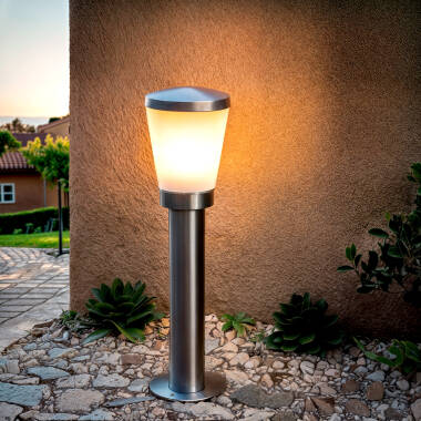 Imagem de Baliza Exterior Superfície de Pé 50cm Aço Inoxidável Idun