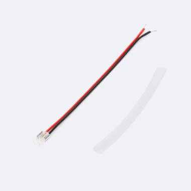 Conector con Cable para Tira LED SMD/COB Superestrecha Autorrectificada 220V AC IP65 Ancho 6,5 mm