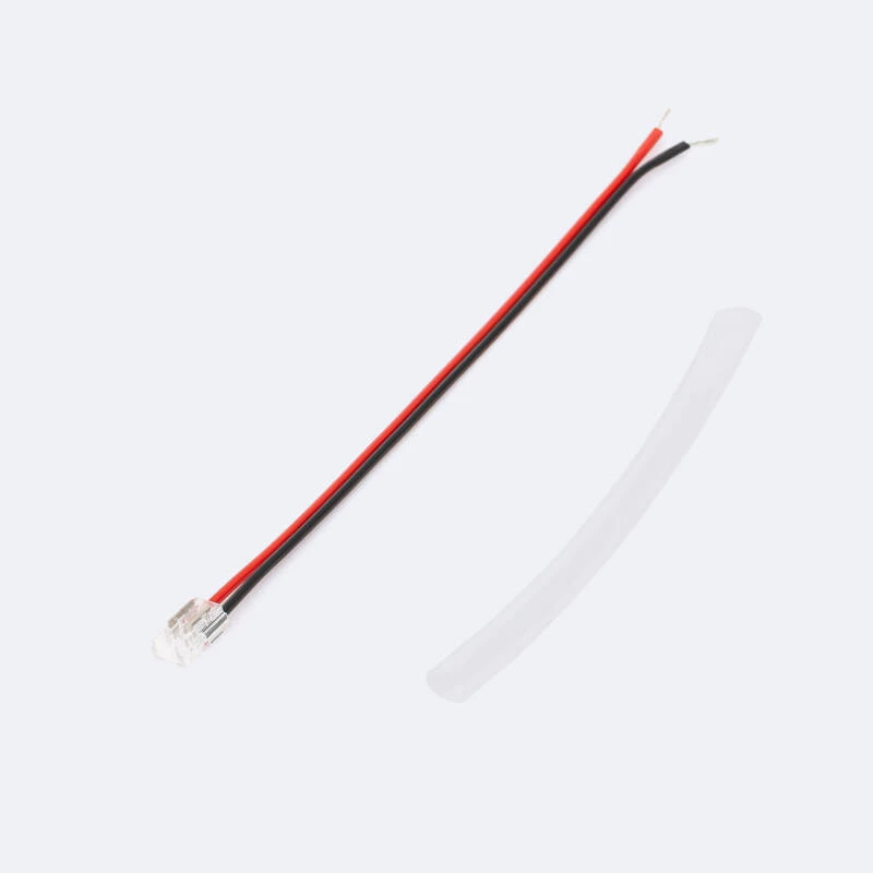 Imagem de Conector com Cabo para Fita LED SMD/COB Auto-rectificada 220V AC IP65 Largura 6,5 mm