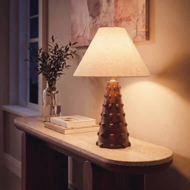 Imagen de Lámpara de Mesa Madera Samesh ILUZZIA