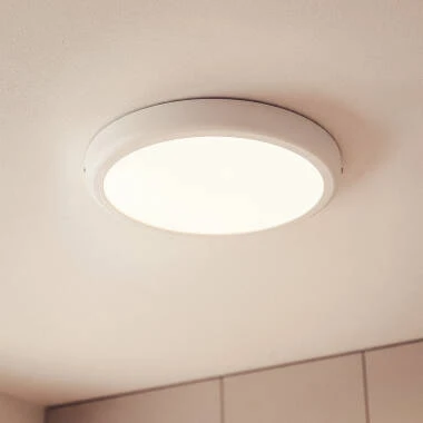 Plafón LED 24W Circular Metal Ø300 mm Design White