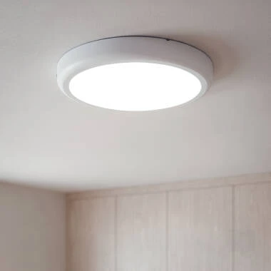 Imagem de Plafón LED 24W Circular Metal Ø300 mm Design White