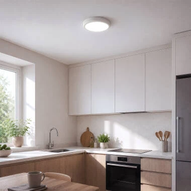 Imagem de Plafón LED 24W Circular Metal Ø300 mm Design White