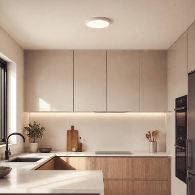 Imagen de Plafón LED 24W Circular Metal Ø300 mm Design White 
