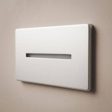 Imagen de Baliza Exterior LED 3W Acero Inoxidable Empotrable Pared Wabi Lineal
