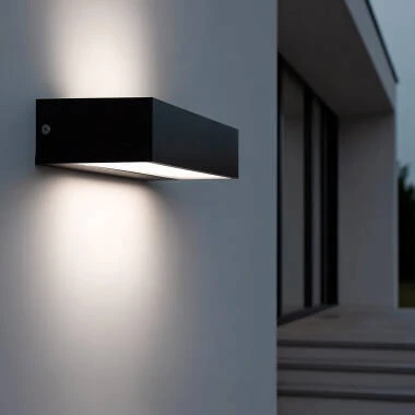 Aplique de Parede Exterior LED 9W Iluminação Dupla Cara Galeo