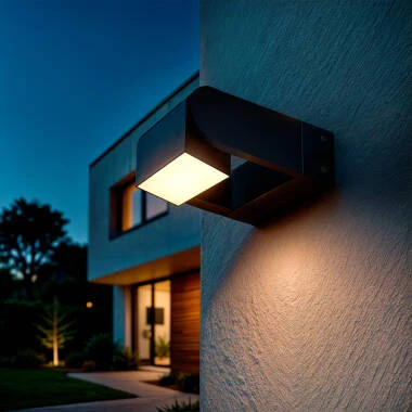 Aplique de Parede LED 6W de Alumínio Byum Preto