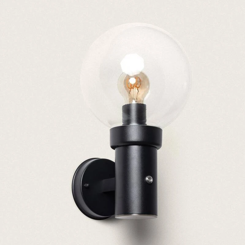 Imagen de Aplique de Pared Exterior Acero Inoxidable con Sensor Crepuscular Optic