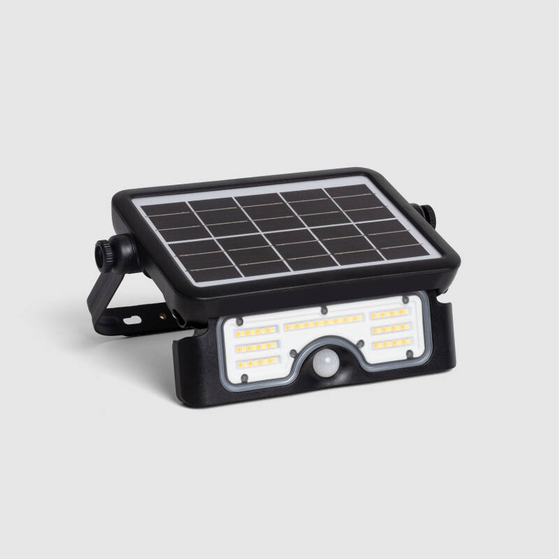 Imagem de Foco projetor LED 3CCT Solar IP65 com Sensor de Movimento PIR e Crepuscular