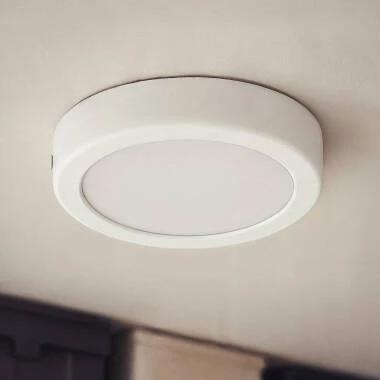 Plafón LED 12W Circular Metal Ø180 mm Design White
