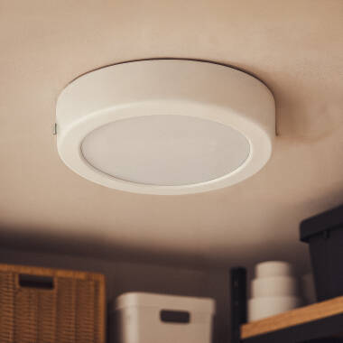 Plafón LED 12W Circular Metal Ø170 mm Design White
