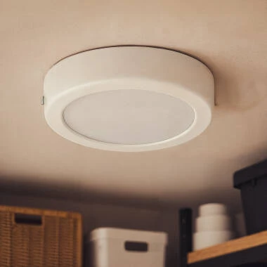 Plafón LED 12W Circular Metal Ø180 mm Design White